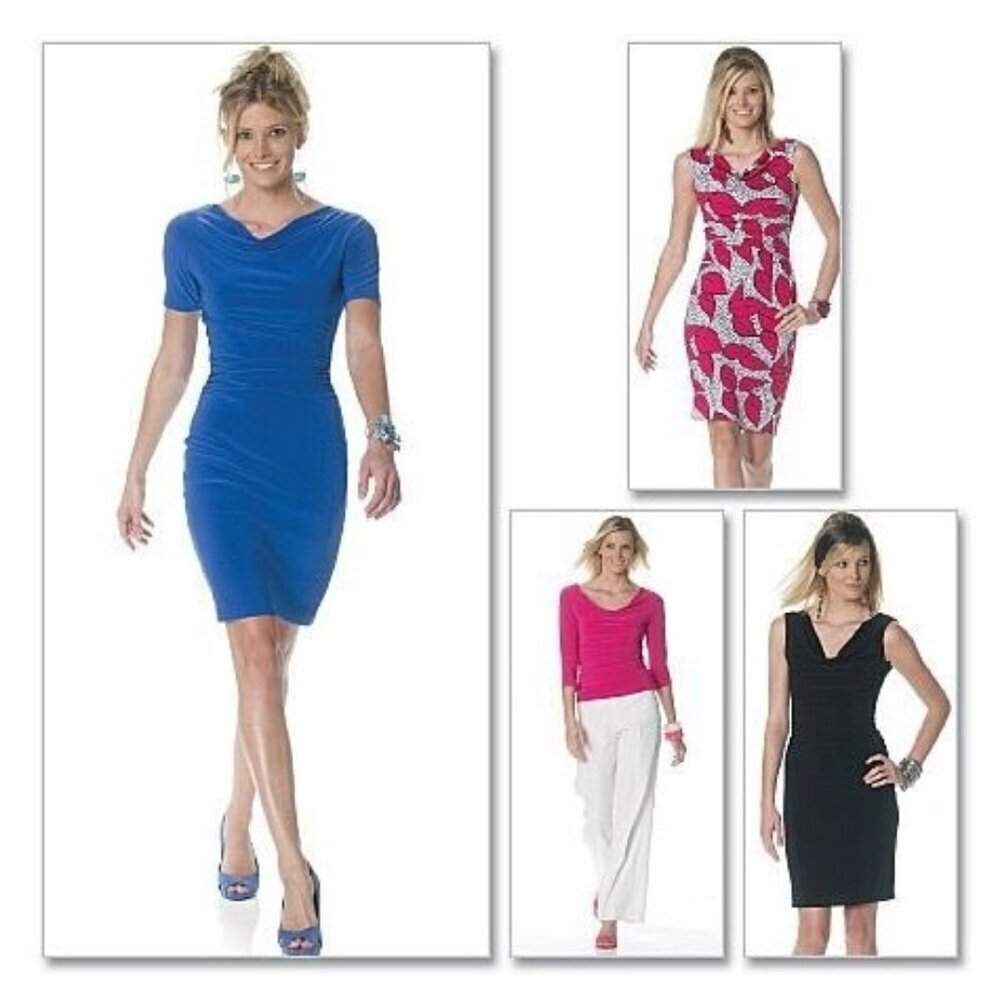 McCall's Sewing Pattern 6282‎ Misses Dress Lined Top Size 8-14
